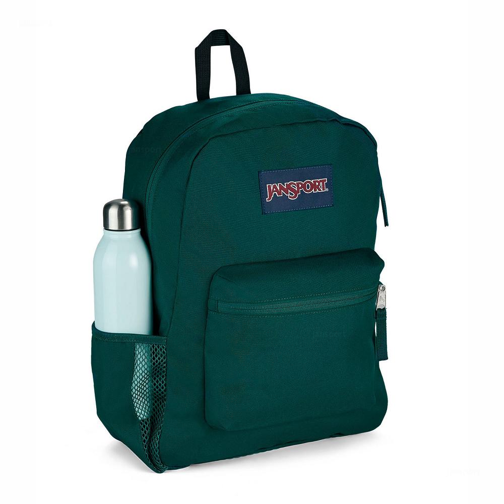 Sac à Dos Scolaire JanSport CROSS TOWN Vert | UXW-70803305